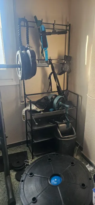 Equipo de gimnasio completo