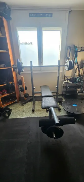 Equipo de gimnasio completo