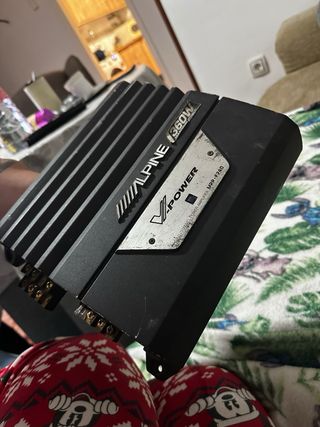 Altavoz Subwoofer Coche Negro/Azul