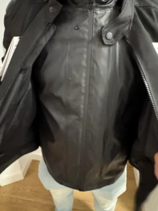 Chaqueta Moto Revit Hombre Negra