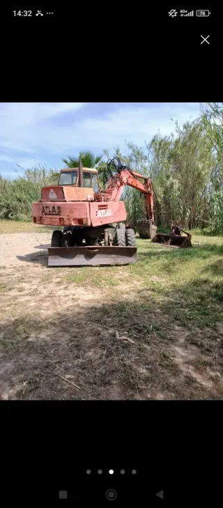 Excavadora Atlas 12 Ton + Accesorios