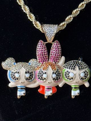 Collar Supernenas 14K Chapado 50cm