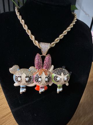 Collar Supernenas 14K Chapado 50cm