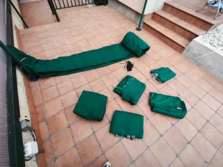 Cenador hecho a medida verde