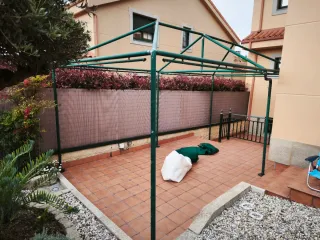 Cenador hecho a medida verde