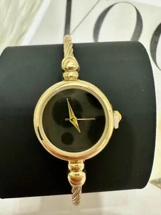Orologio woman Gold quadrante nero