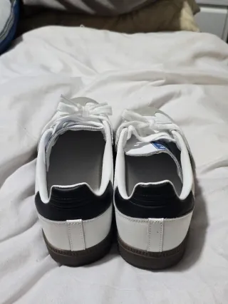 Zapatillas Adidas Samba Gris y Blanco