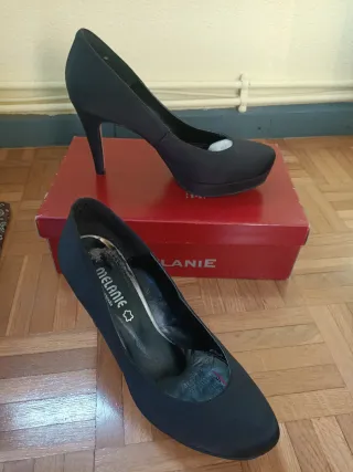 Zapatos de fiesta negros T.39