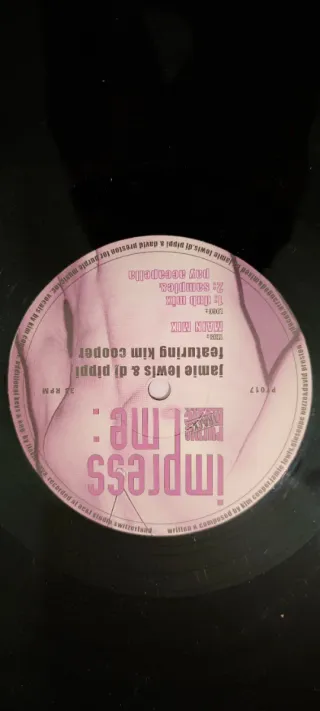 Vinilo Impress Me Jamie Lewis & DJ Pippi
