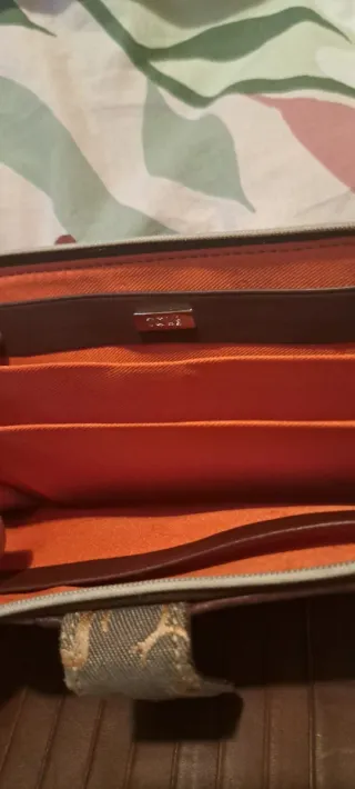 Cartera Tous auténtica beige y marrón