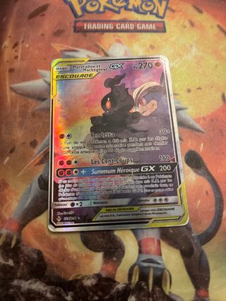 Marshadow y Mackogneur GX ESCOUADE Carta Pokémon
