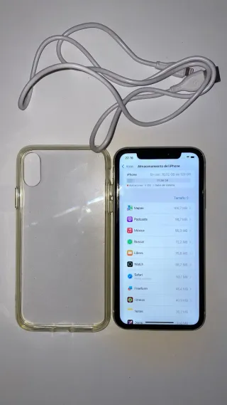 iPhone XR Negro + Funda y Cable