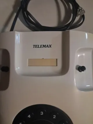 Telemax Telefono Vintage Beige/Nero
