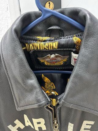 Chaqueta Cuero Harley-Davidson Vintage Negra
