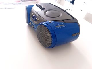 Sharp QT-CD210H Boombox CD Radio Cassetta Funziona