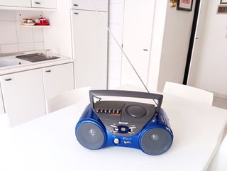 Sharp QT-CD210H Boombox CD Radio Cassetta Funziona
