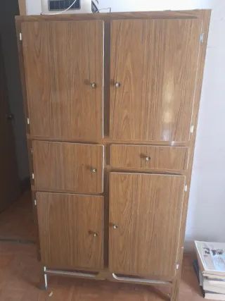 Alacena cocina vintage madera