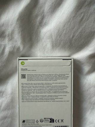 iPhone 16e 128GB Blanco Precintado