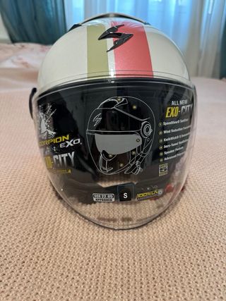 Casco Jet LS2 OF562 Airflow diseño Poppy mujer