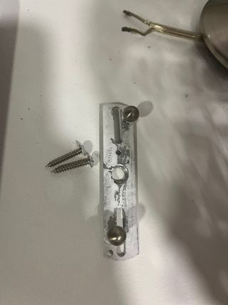 Lámpara de techo cristal y metal