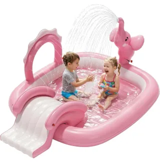 Piscina Inflable qpau Rosa infantil para niños ros