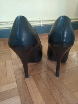 Zapatos tacón peep toe T38