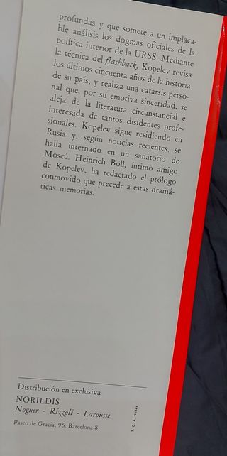 Consérvese a perpetuidad. Lev Kopelev