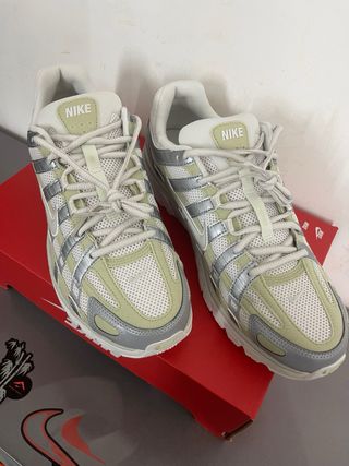 Nike P-6000 Verde/Argento Tg 44 Nuove