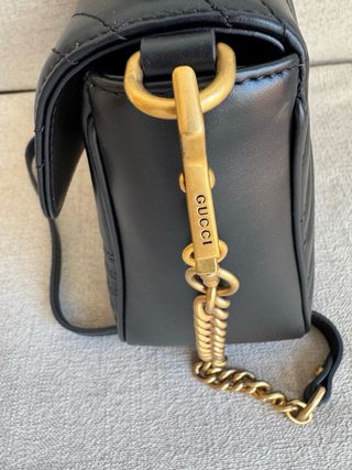 Bolso Gucci Marmont Negro Dorado