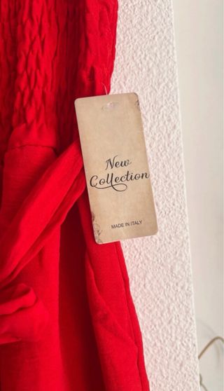 Mono corto rojo Made in Italy