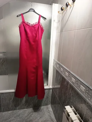 Vestido de fiesta rosa/rojo