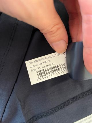 Camiseta Hackett AMR Racing Talla XL