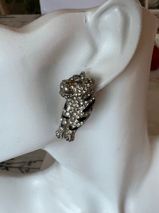 Orecchini Vintage Leopardo Swarovski