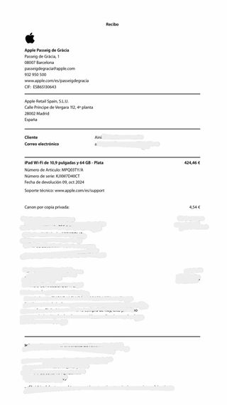 iPad 10ª Gen 64GB Plata