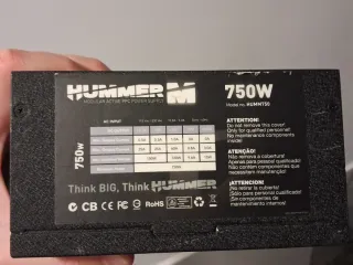 Fuente de Alimentación Hummer 750W Modular