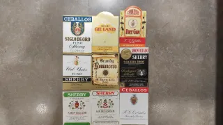 Set di etichette di liquori di Jerez