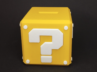 Hucha Bloque Mario Bros Amarilla