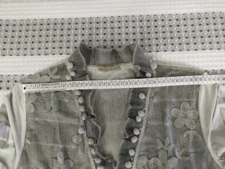 Cárdigan vintage gris