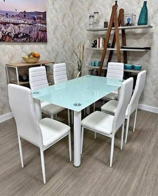 Sofá modular negro piel
