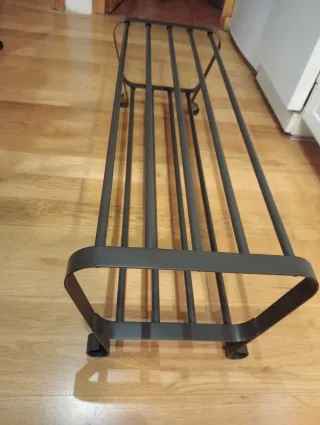 Zapatero Metálico Ikea Portis Negro