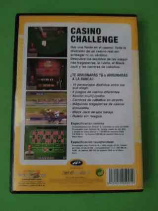 Videojuego de PC "Casino challenge".