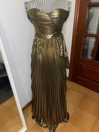 Vestido dorado XS