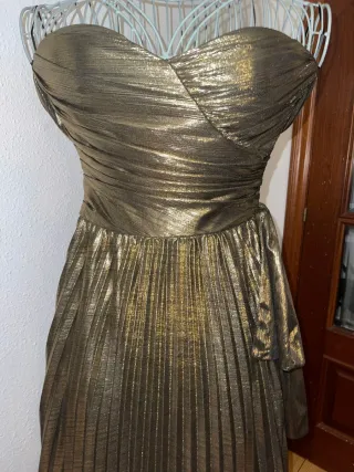Vestido dorado XS