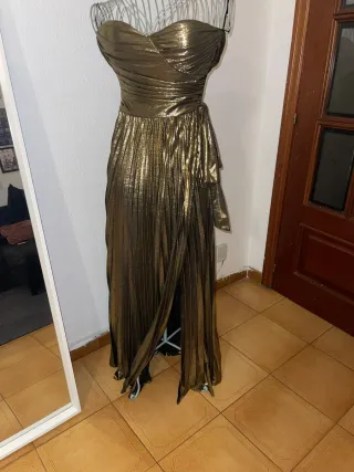 Vestido dorado XS