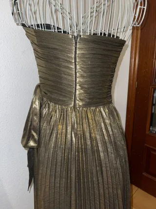 Vestido dorado XS