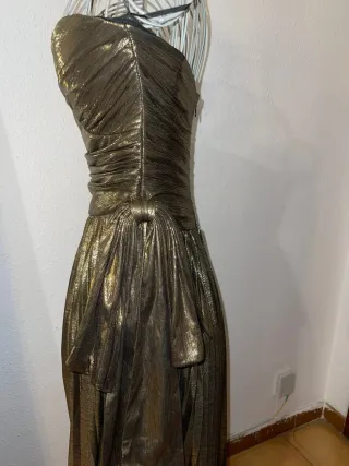 Vestido dorado XS