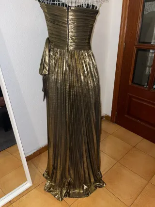 Vestido dorado XS