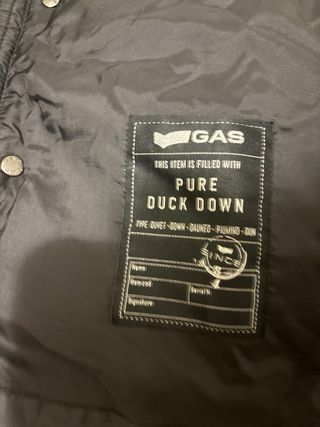 Gilet Gas Uomo Nero Taglia l