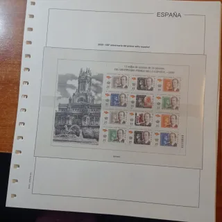 Hoja para sellos Edifil 2000 Montada Blanco