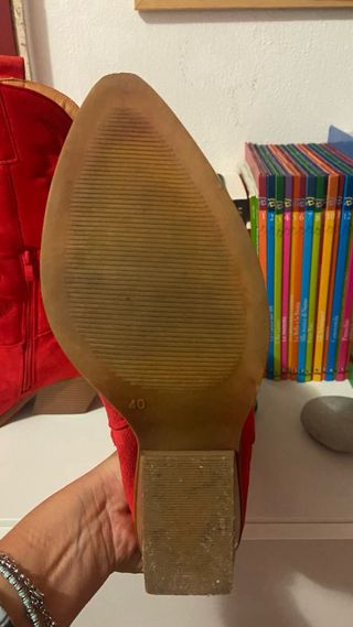 Stivali Camperos Rossi Donna Tg. 40